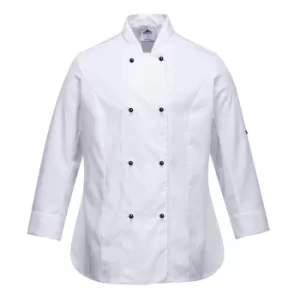 Image of Portwest Ladies Rachel Chefs Jacket White M