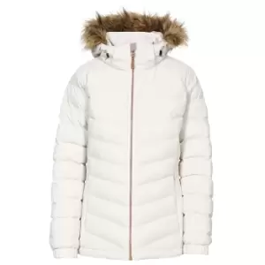 Image of Trespass Womens/Ladies Nadina Waterproof Padded Jacket (XXS) (Vanilla)