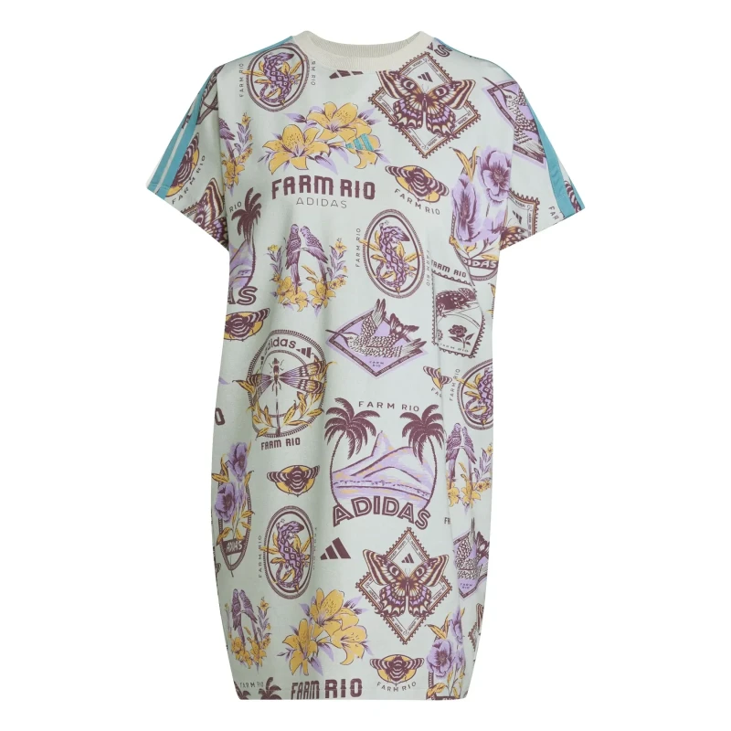 Image of Adidas Womens t-shirt dress adidas Farm Commercial Gris Female M