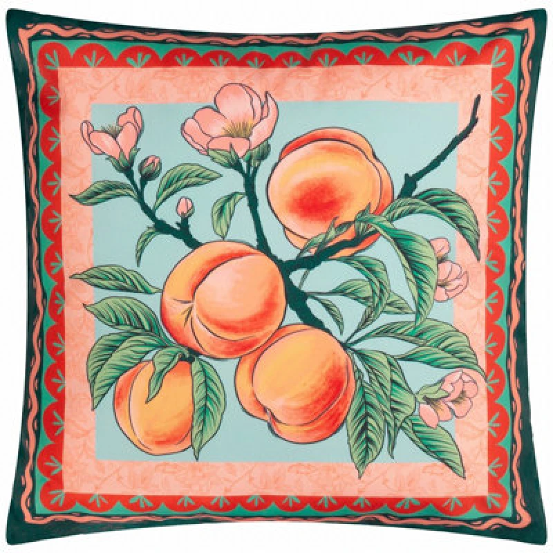 Image of Furn. Anemone Peaches Printed Filled Outdoor Cushion Multicolour 45 X 45Cm, Multi 5.03E+12