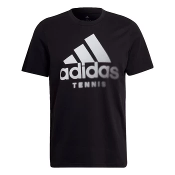 Image of adidas Tennis AEROREADY Graphic T-Shirt Mens - Black