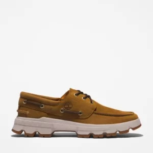 Image of Timberland Greenstride Tbl Originals Ek+ Moc-toe Boat Shoe For Men In Yellow, Size 7