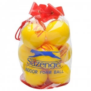 Image of Slazenger Indoor Foam Balls - Yellow