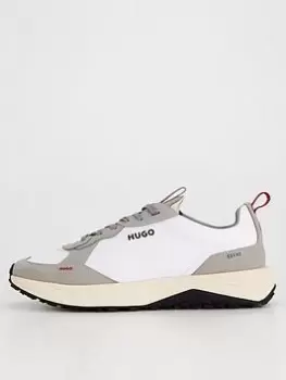 Image of HUGO Kane_runn Trainer - White, Size 41, Men