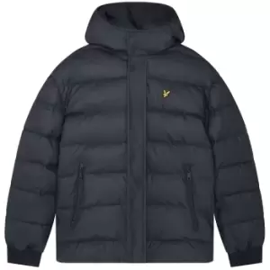 Image of Lyle & Scott Mens Rubberised Hooded Puffer Jacket S - Chest 36-38' (91-96cm)