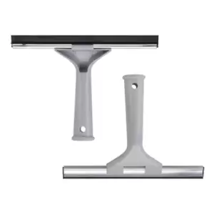 Image of Elliot Plastic Aluminum Window Squeegee, 20cm, Grey