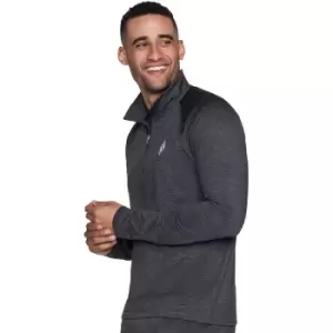 Image of Skechers Mens Ultra Go Half Zip Pullover Fleece Jacket Medium