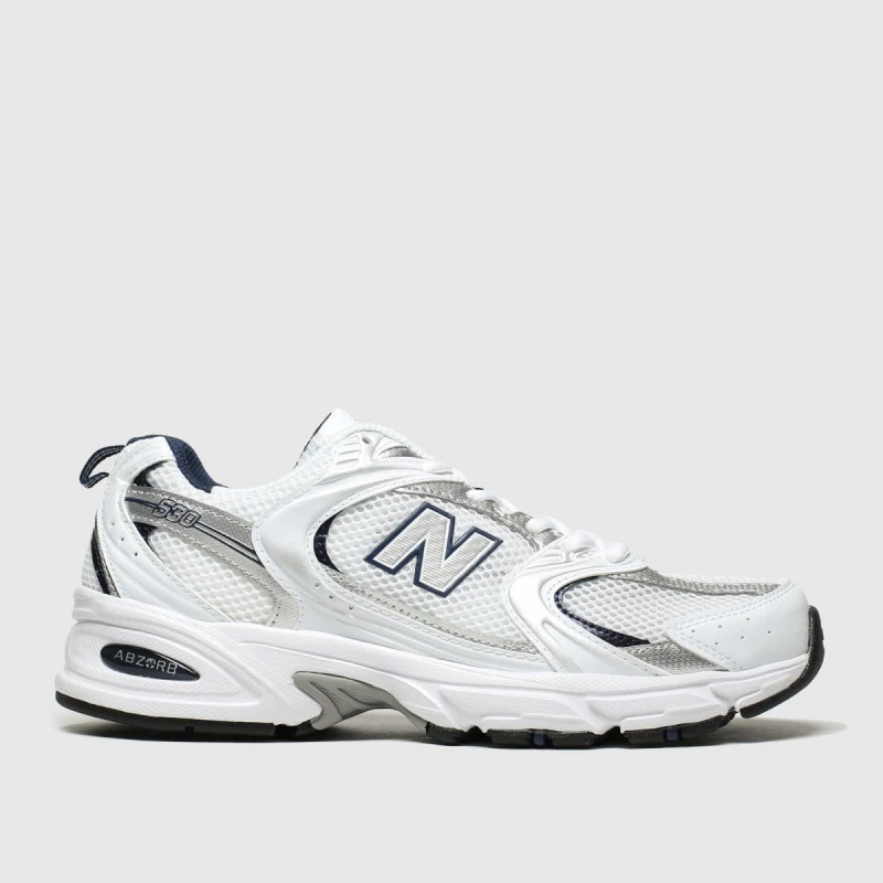 Image of New Balance Mr530 Trainers White Blue, 9