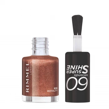 Image of Rimmel 60 Seconds Super Shine Nail Polish 8ml (Various Shades) - 835 Royalty