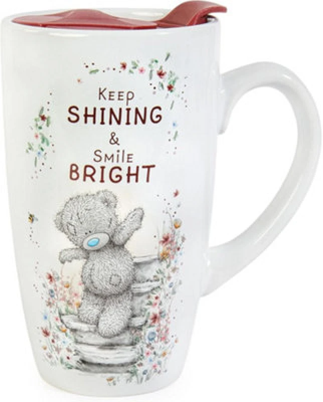 Image of Me To You Tatty Teddy Ceramic Travel Mug With Inspirational Quote