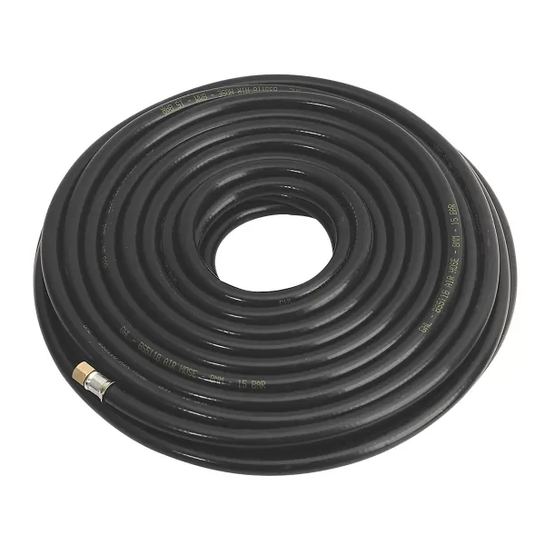 Image of Genuine SEALEY AH20RX Air Hose 20mtr x Ø8mm with 1/4BSP Unions Heavy-Duty