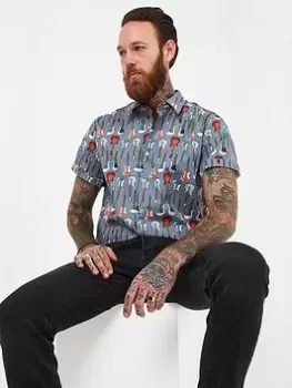 Image of Joe Browns Sensational Sounds Shirt - Blue Size M, Men