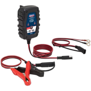 Image of Sealey 100HF Compact Auto Smart 1amp Battery Charger 6v or 12v