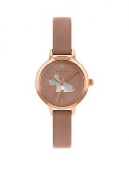 Image of Radley Blush Dog Dial Blush Strap Watch
