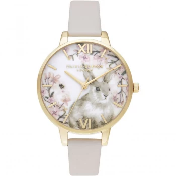 Image of Pretty Blossom Demi Vegan Blush & Gold Watch