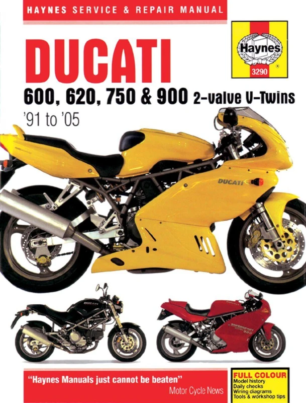 Image of 3290 - Haynes Repair Manual For Ducati Monster 600 1994-2001 3290