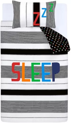 Image of Catherine Lansfield Sleep Glow In The Dark Single Duvet Cover