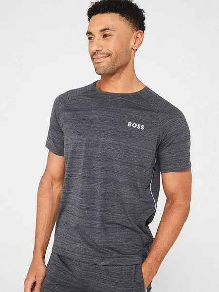 Image of Boss Boss Rise T-Shirt 10262793 01 Pyjama Short Sleeve Tops Small Grey 52745802350