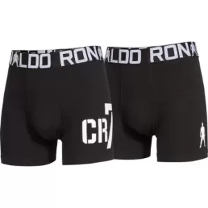 Image of Cristiano Ronaldo Ronaldo 2 Pack Trunks Boys - Black