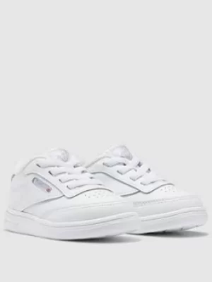 Image of Reebok Infant Club C, Triple White, Size 8