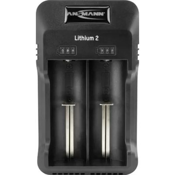 Image of Ansmann Lithium 2 Charger for cylindrical cells Li-ion, NiCd, NiMH 10340, 10350, 10440, 10500, 12500, 12650, 13500, 13650, 14500, 14650, 16340, 16650,