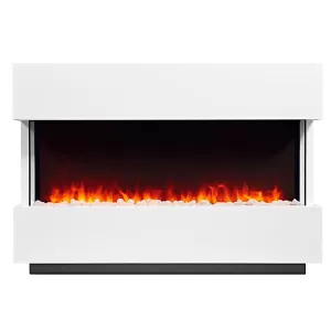 Image of Focal Point Panoramic White Electric Fire Suite