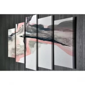 Image of BC90 Multicolor Decorative Canvas Painting (5 Pieces)