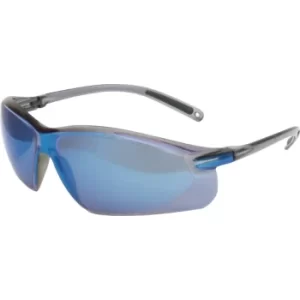 Image of Honeywell A700 Blue Mirror Hardcoat Lens Safety Specs
