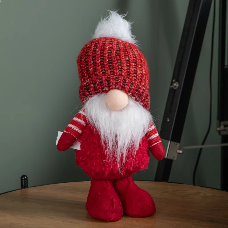 Image of 30cm Red Gonk with Bobbly Hat Christmas Decoration