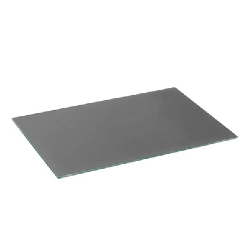 Image of Harbour Housewares Glass Chopping Board - 40 X 30Cm Grey Kitchen Dining Place Mats Cutting Mat Worktop Saver Cooking & Food Prep