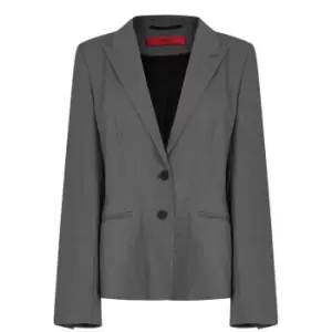 Image of Hugo Aninas Relaxed Fit Blazer - Black