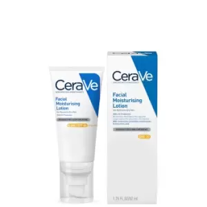 Image of CeraVe AM Facial Moisturising Lotion SPF30 with Ceramides for Normal to Dry Skin 52ml