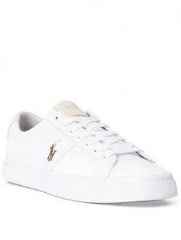 Image of Polo Ralph Lauren Sayer Canvas Trainers - White