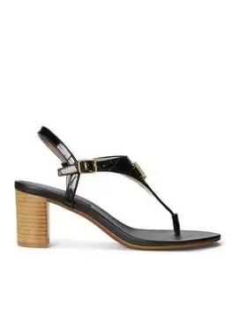 Image of Lauren by Ralph Lauren Ellington High Heel Sandal - Black, Size 5, Women