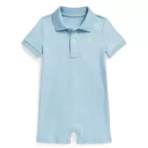 Image of Polo Ralph Lauren Cotton Polo Shortall - Blue