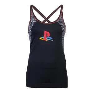Image of Sony Playstation Tech Womens Medium T-Shirt - Black