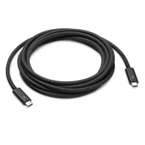 Image of Apple Thunderbolt 4 Pro - USB cable - USB-C (M) to USB-C (M) - USB 3.1 Gen 2 / Thunderbolt 3 / Thunderbolt 4 - 1.8 m - Daisy chain support - Black - f