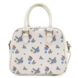 Image of Loungefly Disney Fox and Hound AOP Floral Crossbody