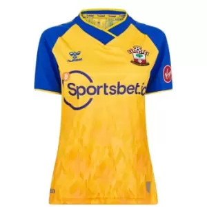 Image of Hummel Southampton FC Away Shirt 2021 2022 Womens - Yellow