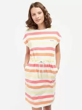 Image of Barbour Marloes Stripe Jersey Tie Waist Dress - Multi