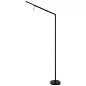 Image of Lucide BERGAMO - Floor Reading Lamp - LED Dim. - 1x7,2W 3000K - Black