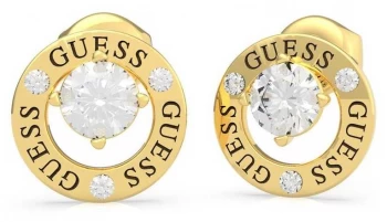 Image of Guess All Around You Gold Plated Crystal Set Circle Jewellery