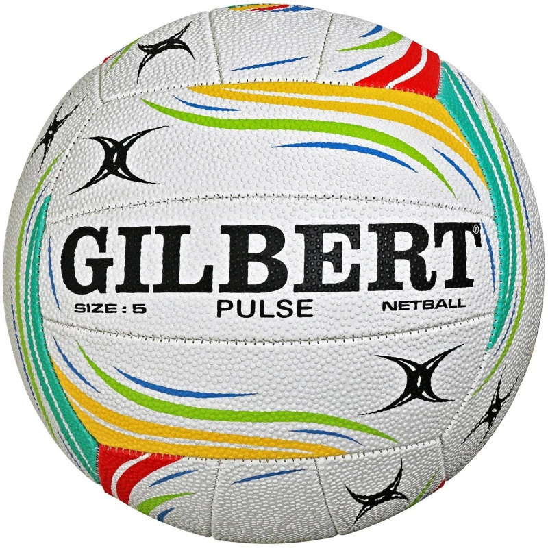 Image of Gilbert Pulse Match Netball - WHTMULT - 5