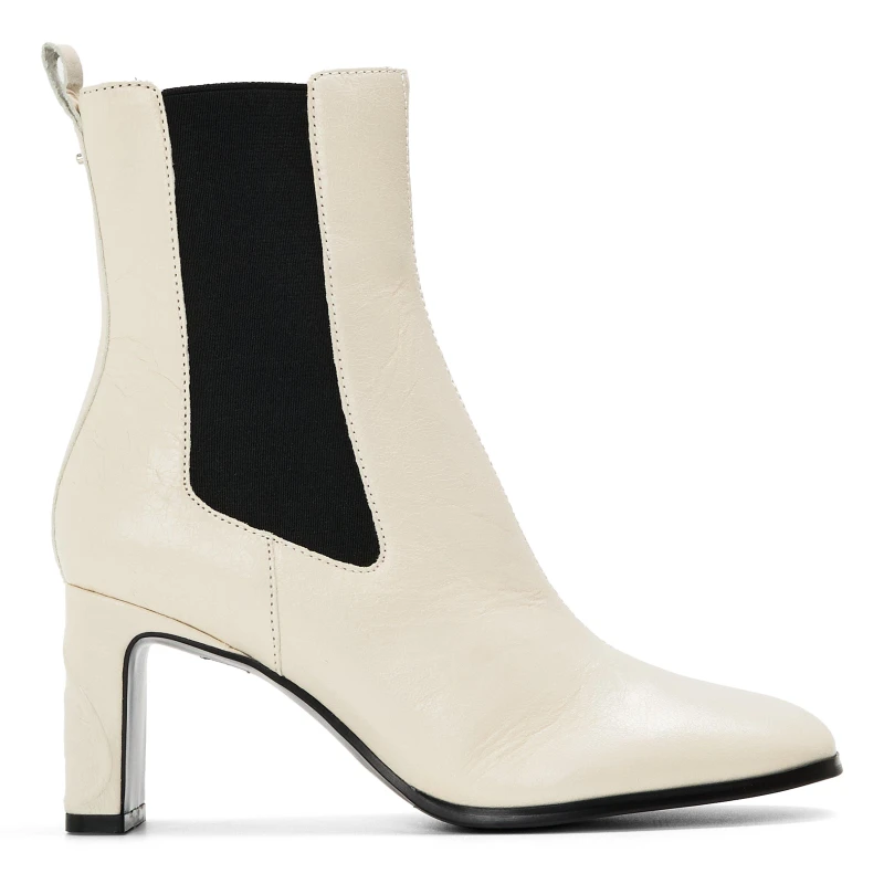 Image of Diesel Womens Giove Ankle Heeled Boots Star White female 3.5 (36)