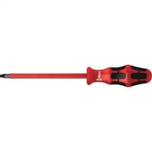 Image of Wera Kraftform Plus 168I VDE Insulated Square Screwdriver Robertson Tip 3 150mm