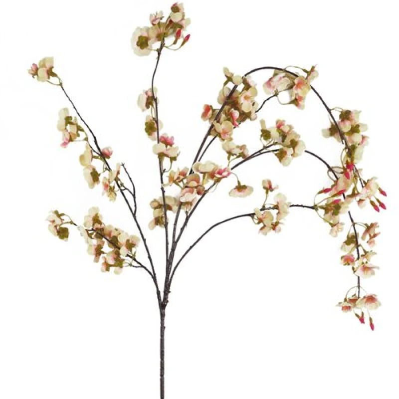 Image of Leaf 110cm Natural Pink Trailing Cherry Blossom Stem Artificial