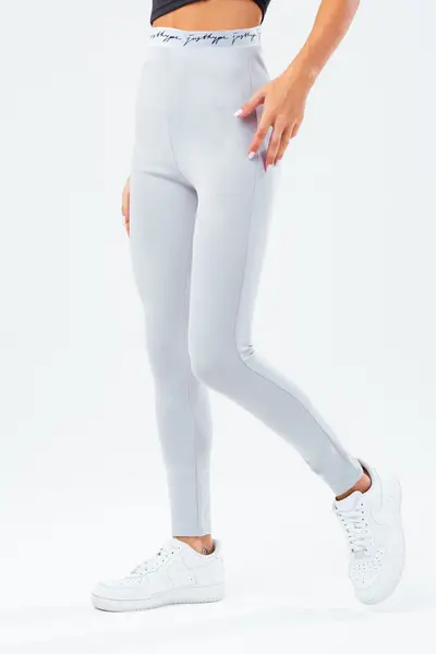 Image of JustHype UK hype grey scribble womens leggings
