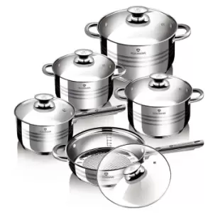Image of Urbn-chef - Gourmet Line 10 Pcs Jumbo Cookware Set [756540]