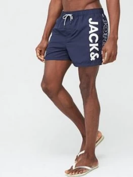 Image of Jack & Jones Aruba Jones Swim Shorts - Navy