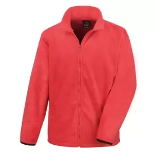 Image of Result Mens Core Fashion Fit Outdoor Fleece Jacket (S) (Flame Red)